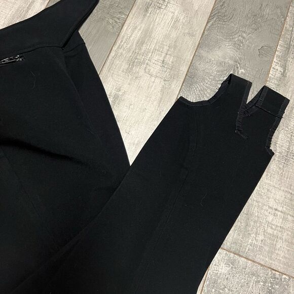 Vintage Obermeyer Black Fitted Stirrup Ski Snow Pant 8 R M - Picture 8 of 15